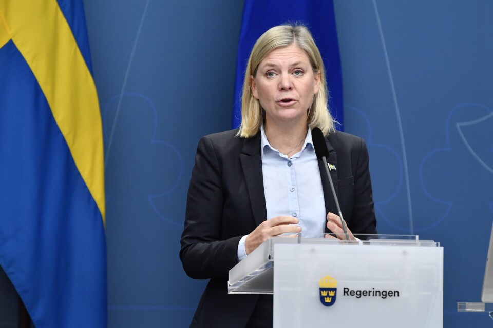 Finansminister Magdalena Andersson (S) får godkänt av riksdagen för budgetramarna för 2021. Arkivbild.