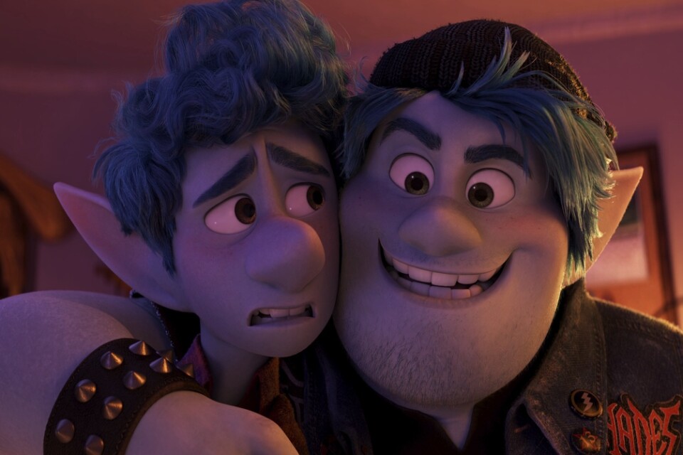 Disney/Pixars "Framåt" har varit etta på biotoppen sedan april. Pressbild.