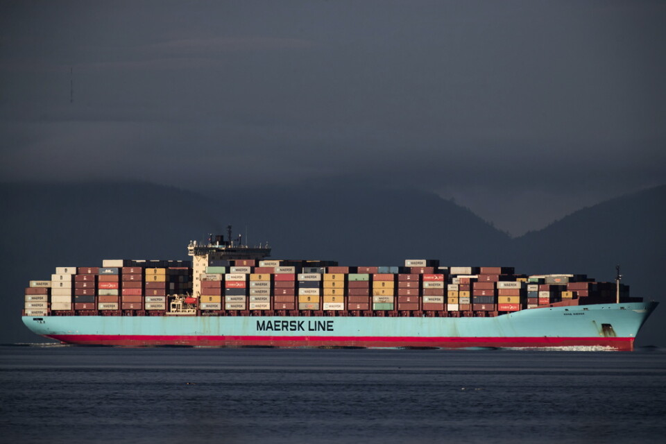 Maersk lämnar delårsrapport. Arkivbild.