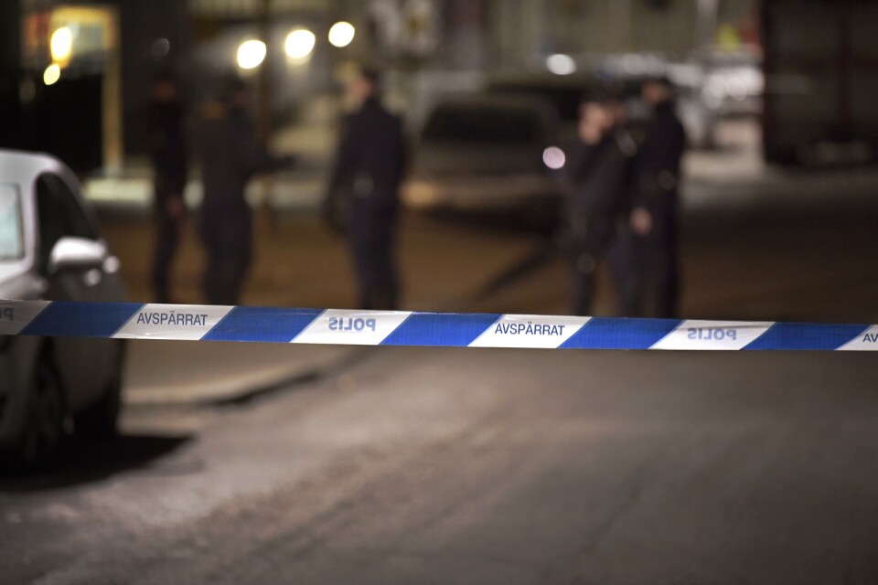 Ingen skadades vid lördagskvällens skottlossning i Landskrona. Arkivbild.