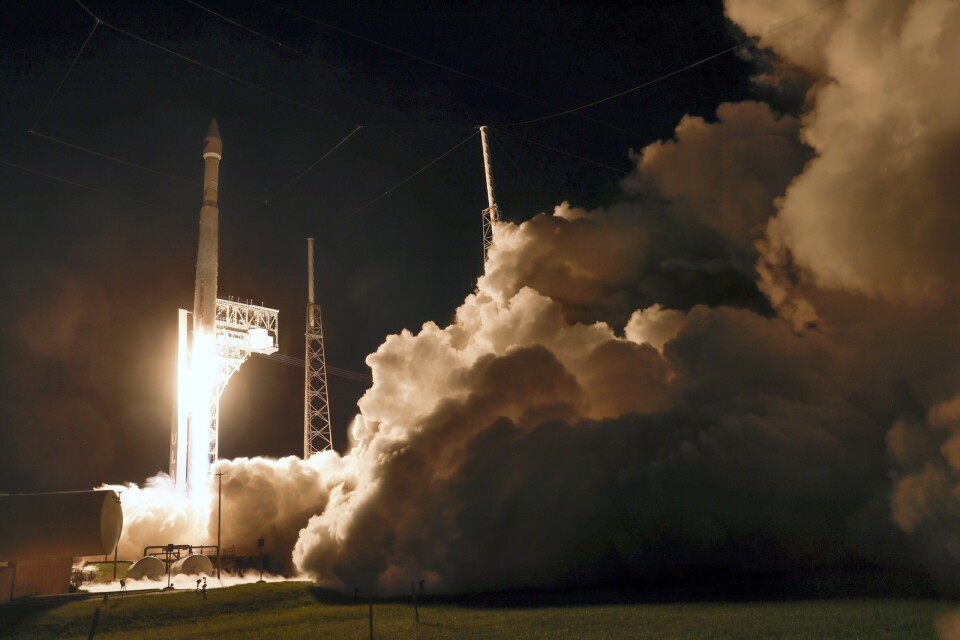En Atlas V-racket tog Lucy ut i rymden från Cape Canaveral i Florida på lördagen.