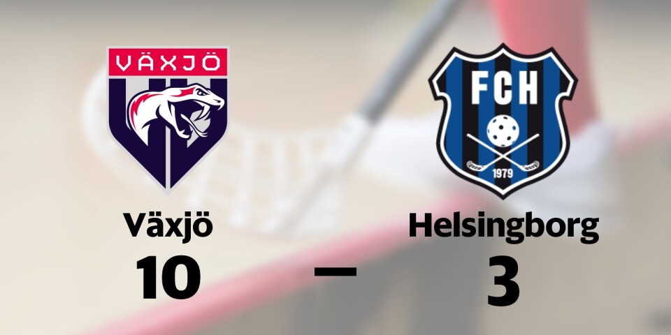 Växjö IBK vann mot FC Helsingborg
