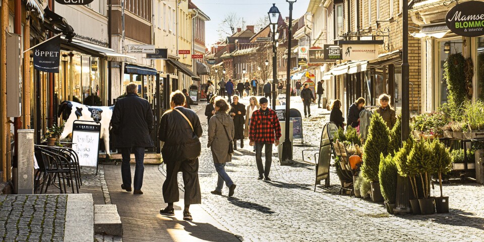På lördag kommer gågatan i Ulricehamn vara fylld av marknadsstånd och strosande besökare.