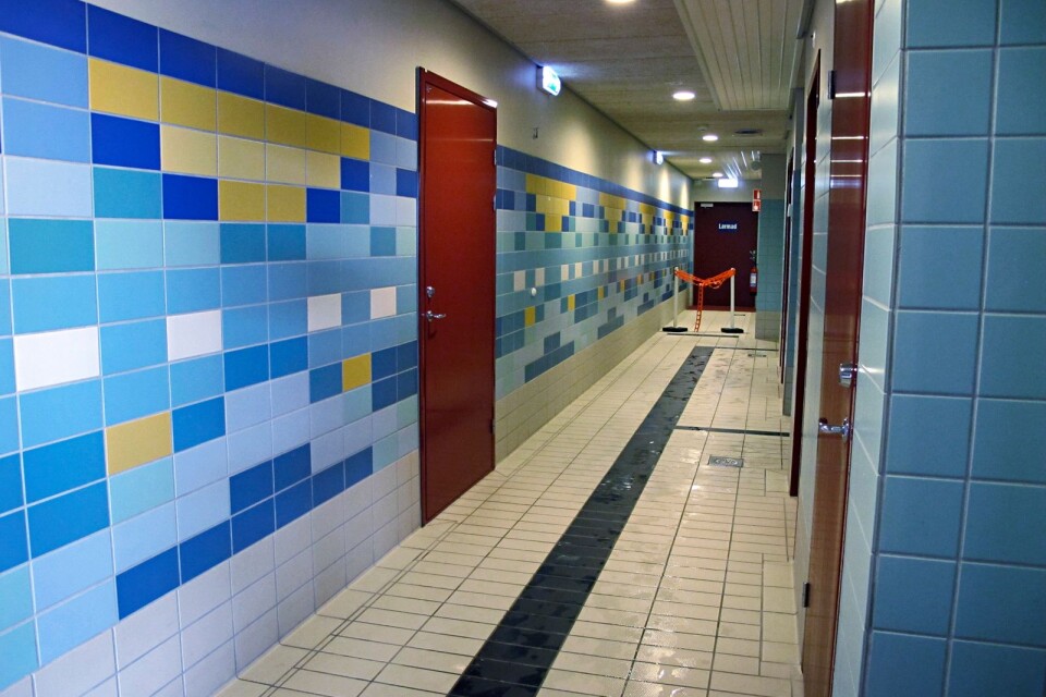 Väggabadet i Karlshamn.