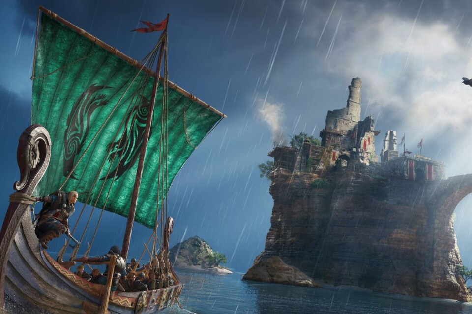 Vikingarnas fartyg gav ett övertag över fienden. Det är från dem som spelaren kan ge sig in i räder i fiendernas territorium. Korpen Sýnin är huvudpersonen Eivors följeslagare.