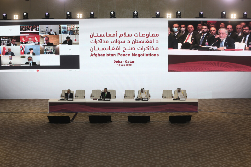 Fredssamtalen mellan talibanerna och afghanska regeringsföreträdare inleddes i helgen i Doha, Qatar.