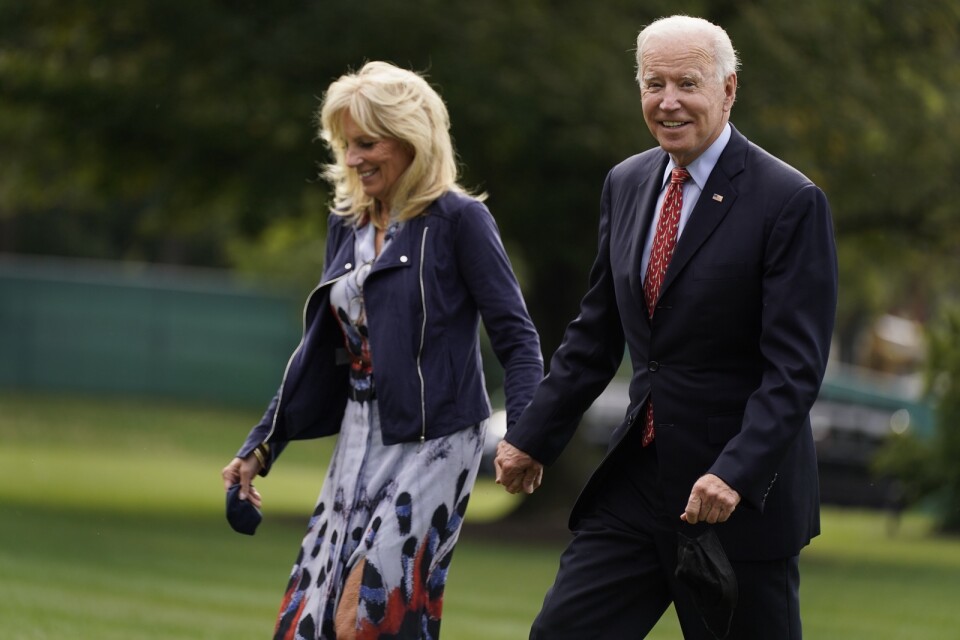 USA:s president Joe Biden och hans hustru Jill Biden ska träffa påven i Vatikanstaten den 29 oktober. Arkivbild.