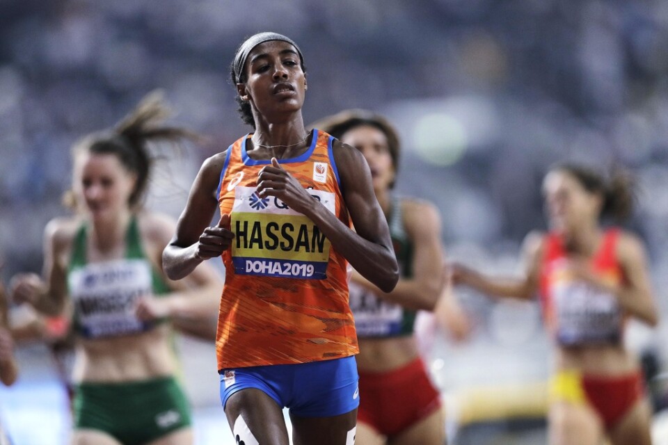 Sifan Hassan, Nederländerna, har redan tagit et guld i Doha på 10|000 meter. Blir det ännu ett på 1|500 meter?