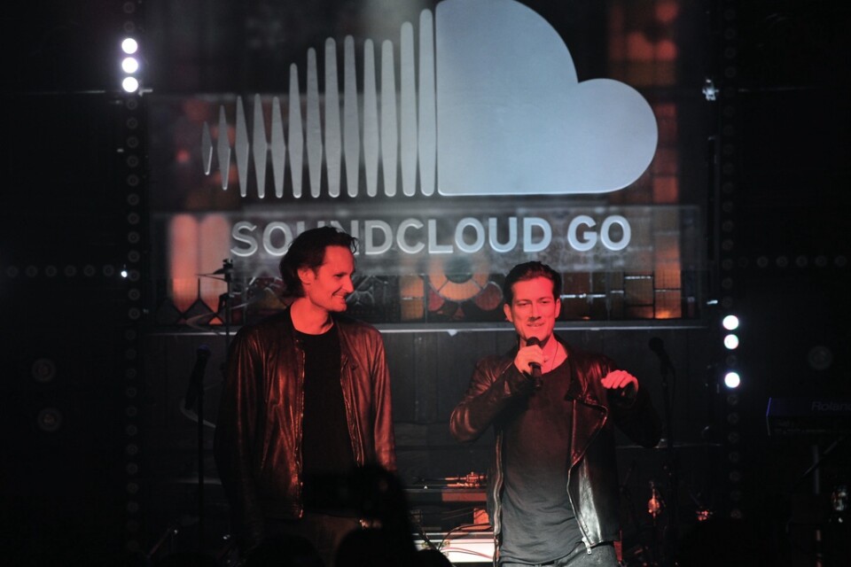 Eric Wahlforss och Alexander Ljung grundade Soundcloud 2007. Pressbild.