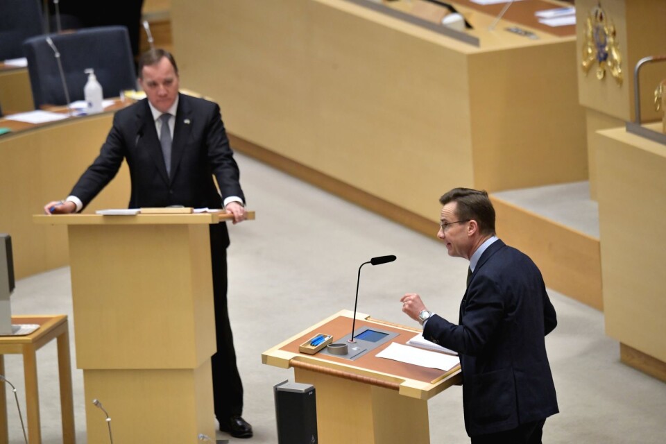 Statsminister Stefan Löfven vill att M-kommuner ska genomföra S-märkt politik.