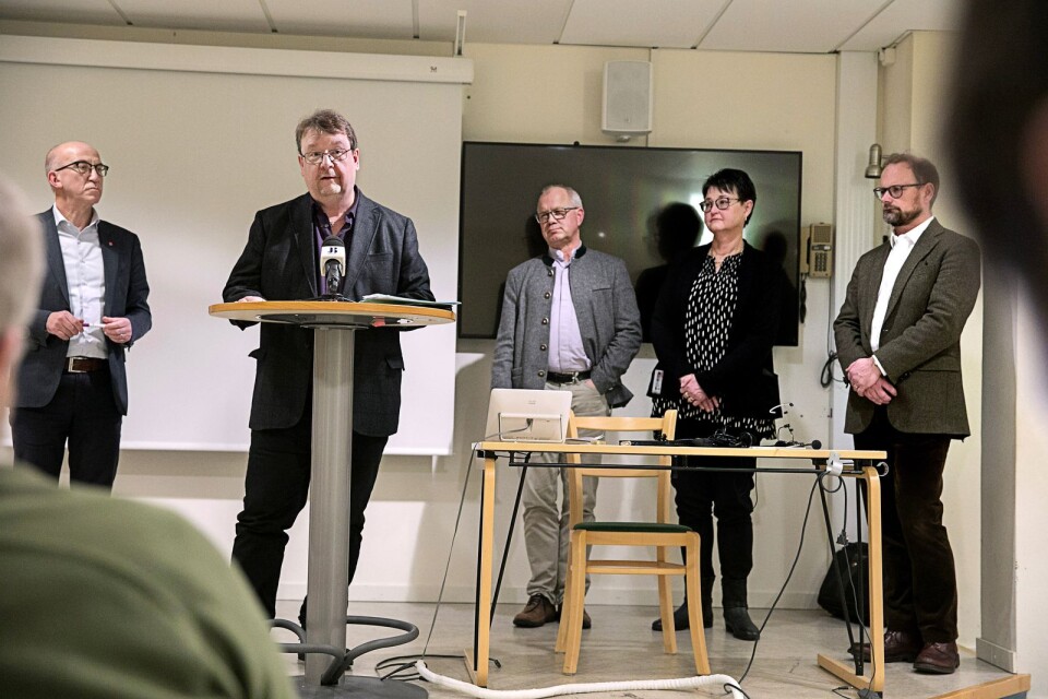 Förslaget om att förändra IVA  presenterades vid en presskonferens på Oskarshamns sjukhus.