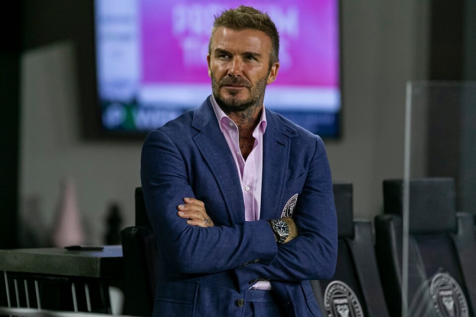 David Beckham sägs vara intresserad av ägande i förra klubben Manchester United. Arkivbild.