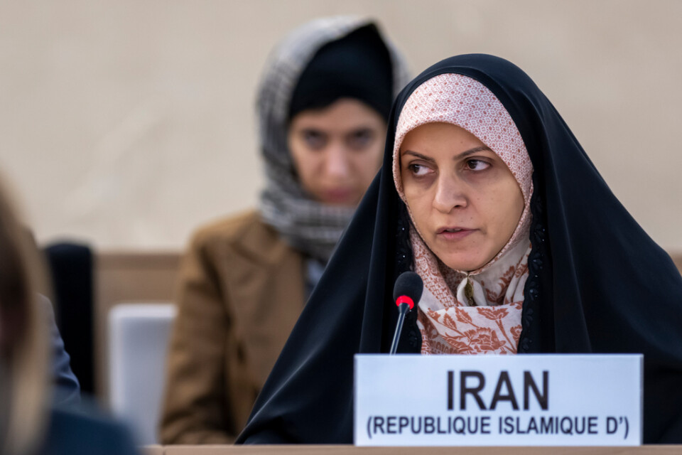 Irans representant Khadijeh Karimi.