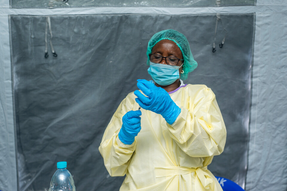Vaccinering i Goma i Kongo-Kinshasa.