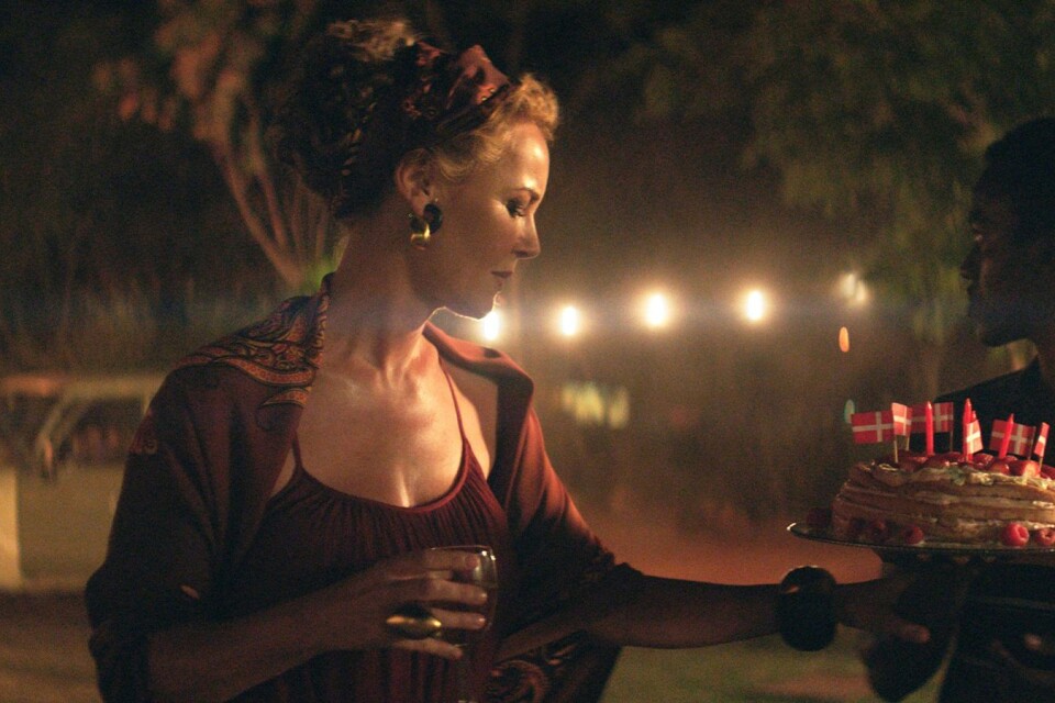 Connie Nielsen som Katrina i en scen ur SVT-aktuella serien ”Liberty”.