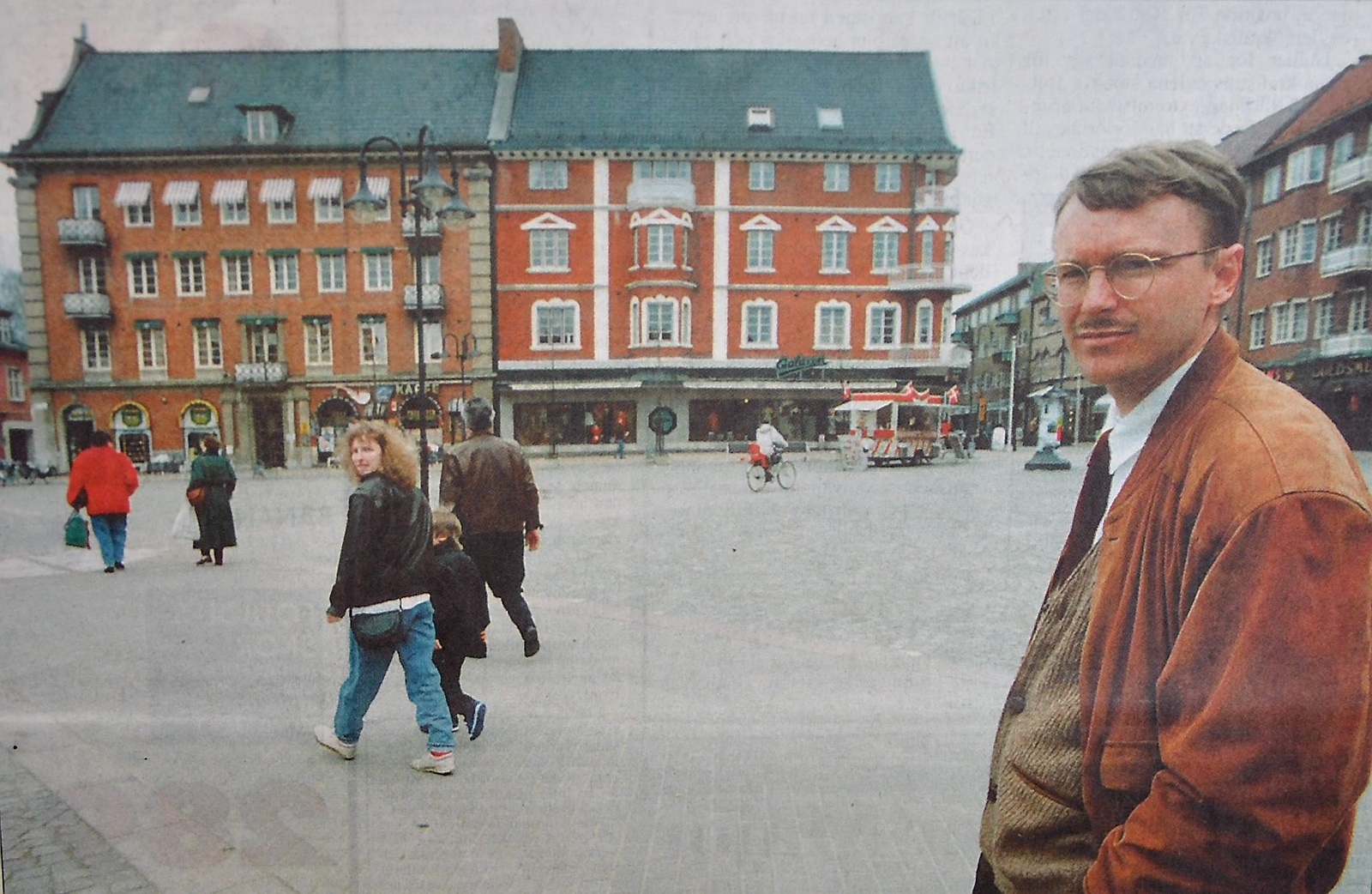 Visst har Hässleholm en ljus framtid, tycker arkitekt Sten Gromark om sin hemstad.
Arkiv: Gugge Nilsson