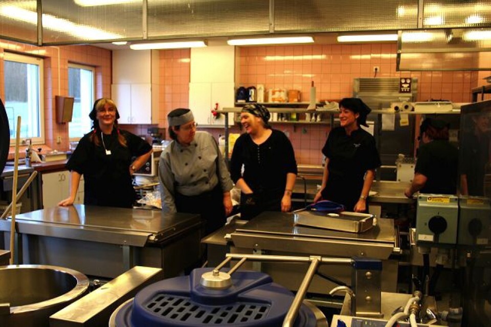 Personalen på Ekliden kunde glädjas över det positiva hygientesterna både i deras eget kök och i de andra storköken. Foto: Dan Rosengren