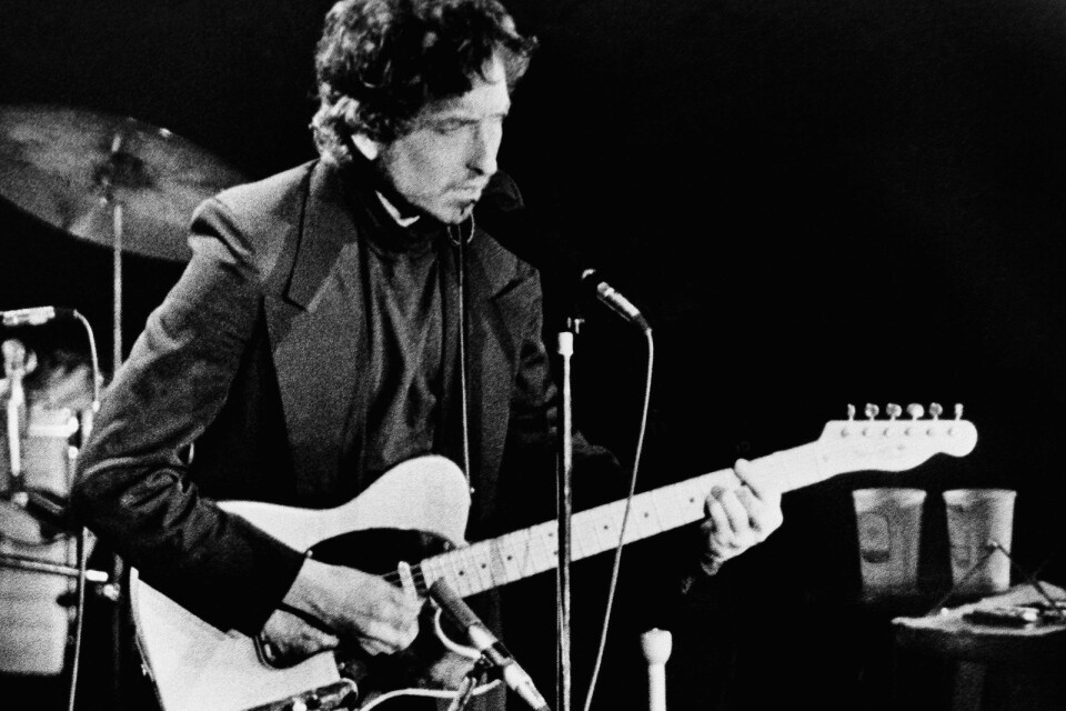 Bob Dylan vid tiden för "Blood on the tracks".