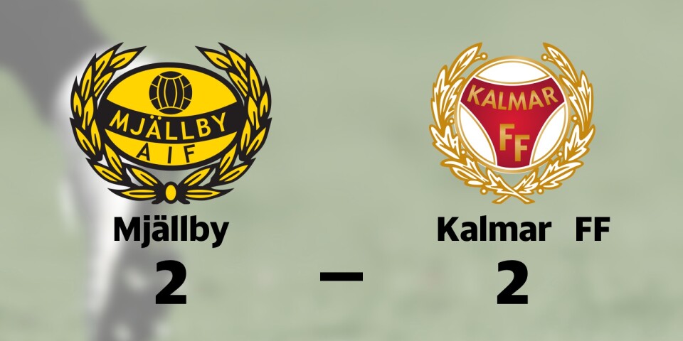 Mjällby och Kalmar FF delade på poängen