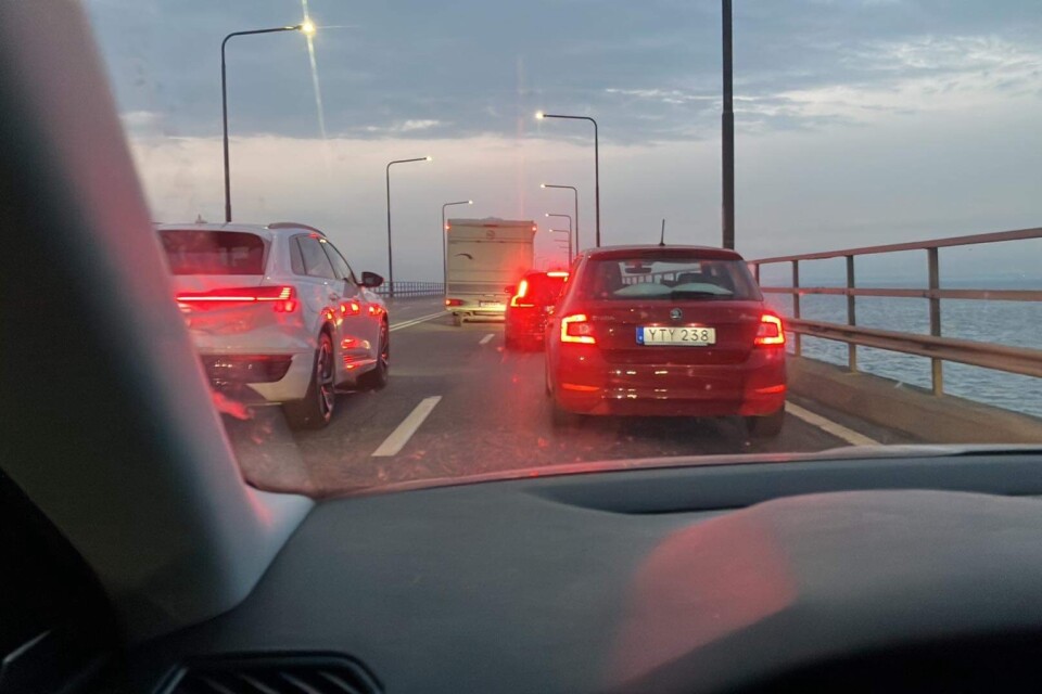 Olycka på Ölandsbron.