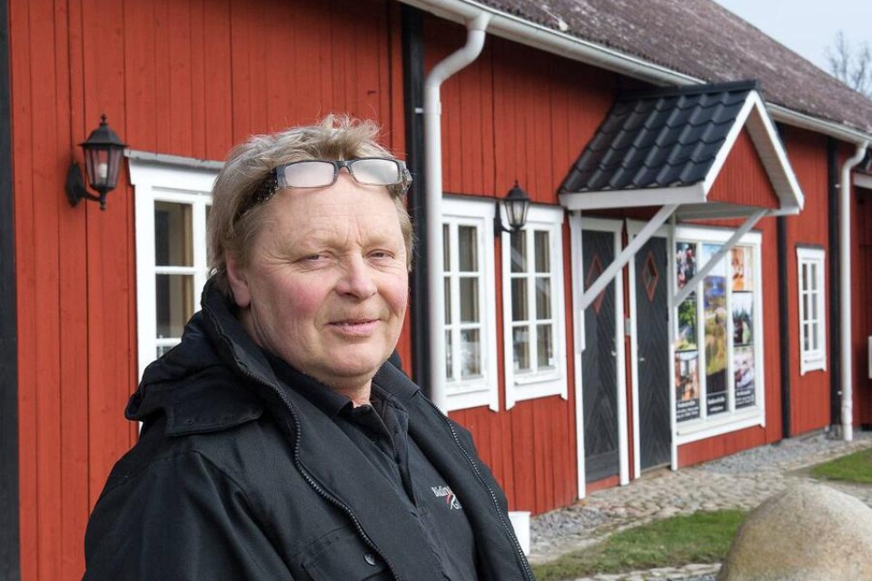 Carl-Gustav Gustavsson på Blidingsholms gård.