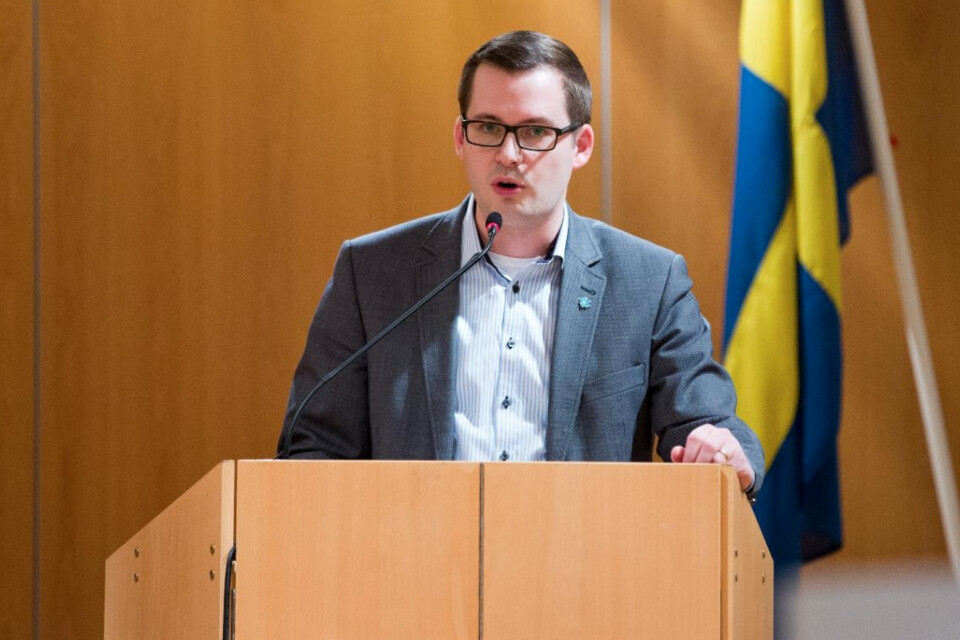 Mattias Bäckström Johansson, Oskarshamn, står på valbar plats när SD föreslår riksdagslista i Stockholm.