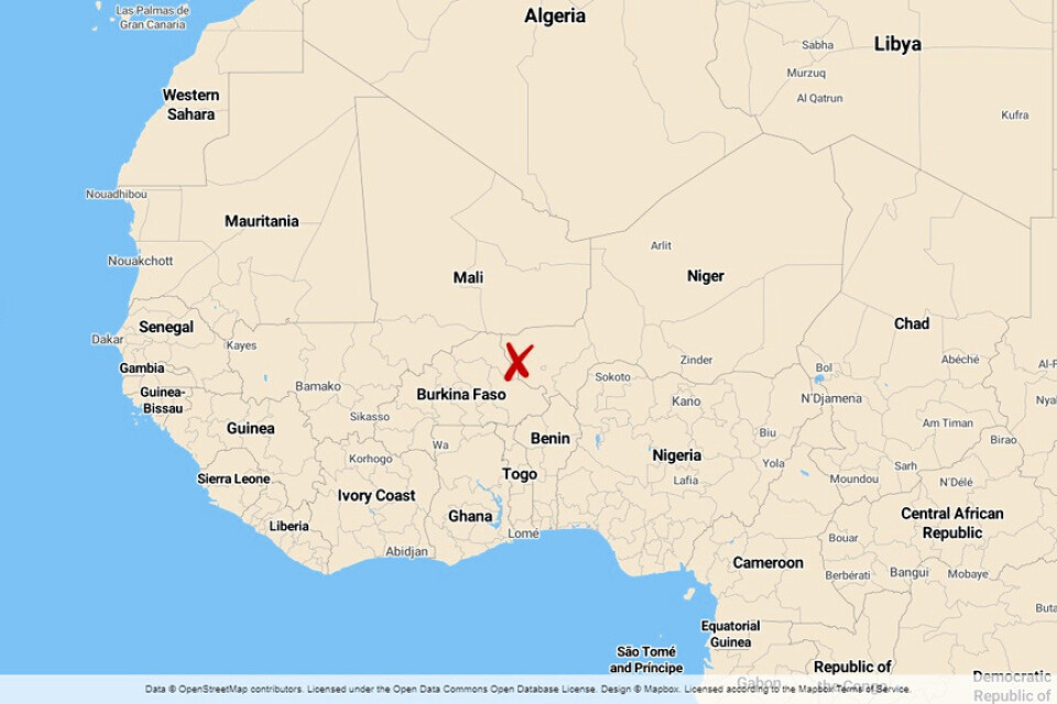 Tillaberiregionen i Niger där 71 soldater dödades i en attack i måndags.