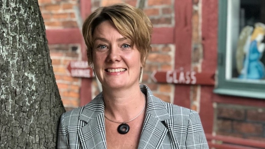 Kristina Bendz (M), kommunstyrelsens ordförande i Ystad. Arkivbild