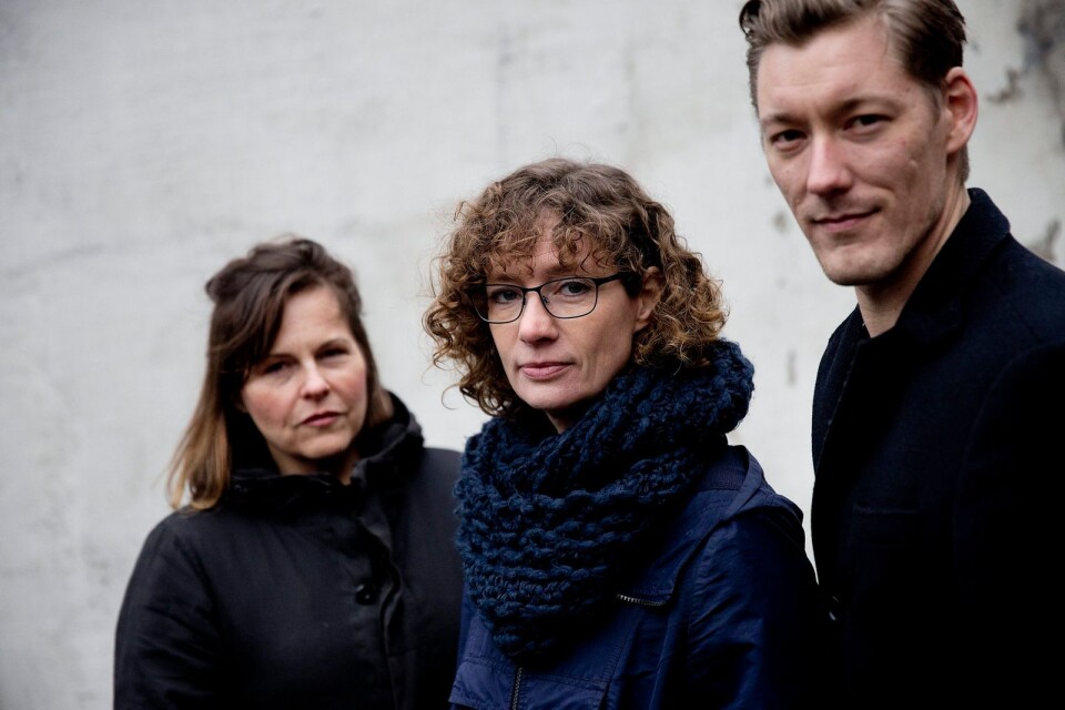 Lena Kvist, Karin Samuelsson och Eric Klefberg.
