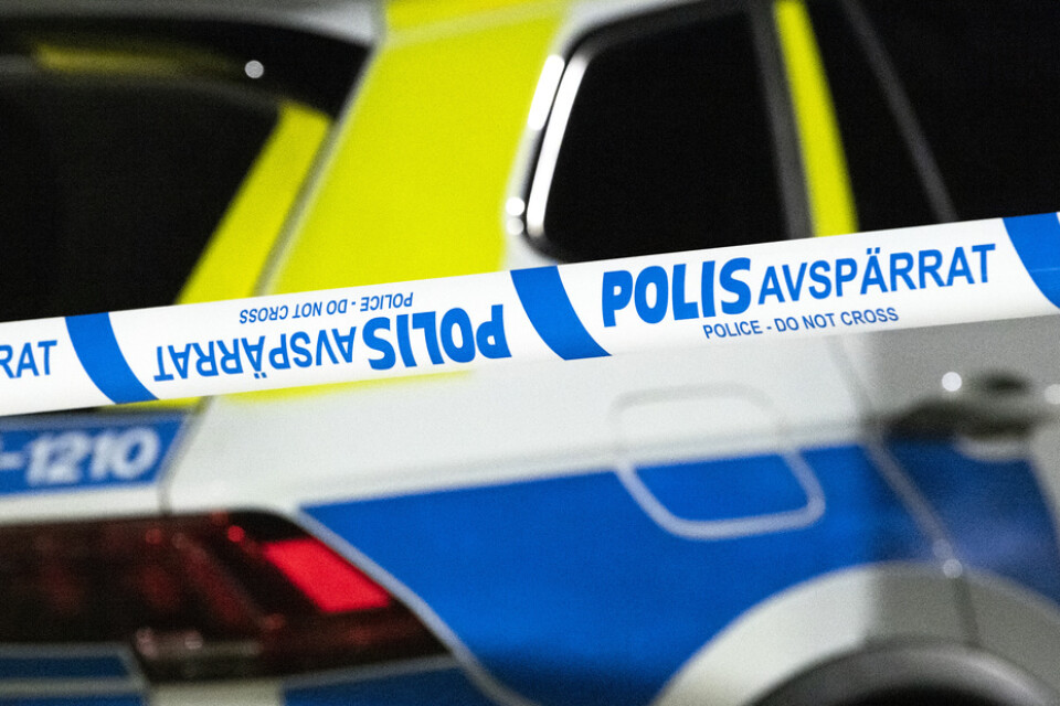 Polisen utreder ett misstänkt mordförsök på två personer i Sundsvall. Arkivbild.