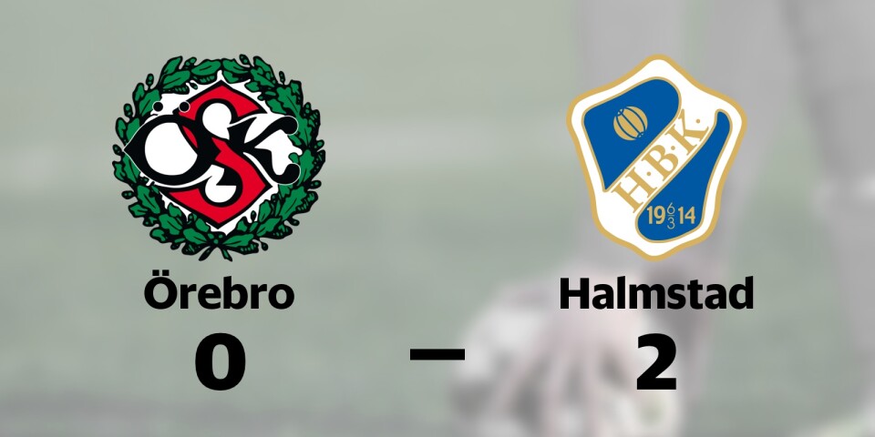 Halmstad vann mot Örebro på bortaplan