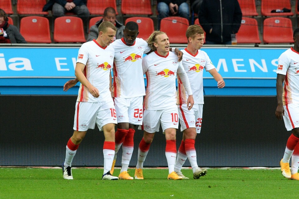 Emil Forsberg har gjort två mål på två matcher i Bundesliga.