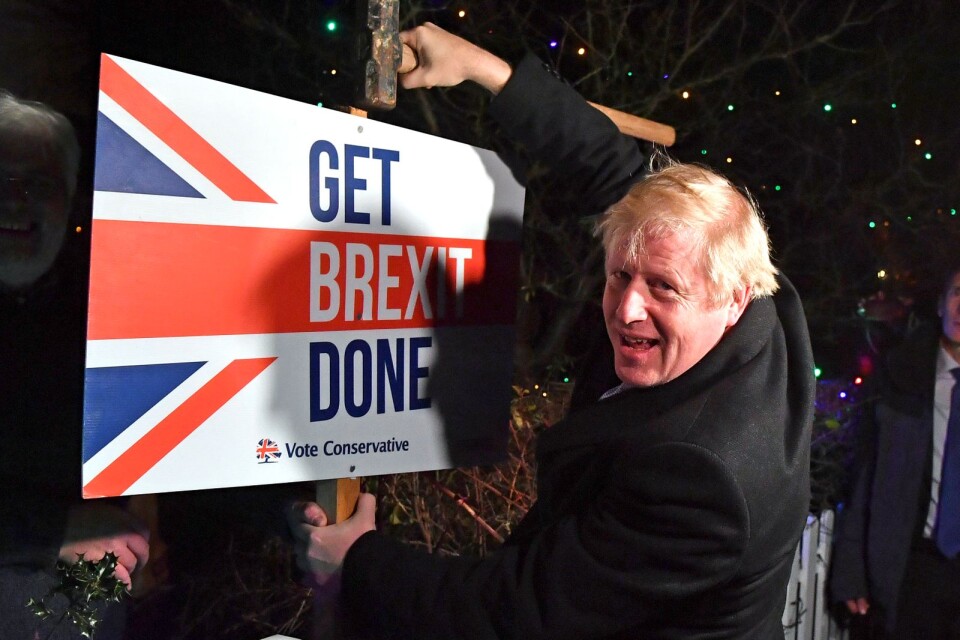 Storbritanniens premiärminister Boris Johnson var angelägen om att genomföra Brexit. Redan nu syns slitningar med Nordirland.
