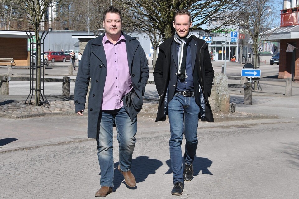 Alfred Appelros Citybolaget och Jimmy Ekborg JE Event ska blåsa liv i Osby marknad igen.
