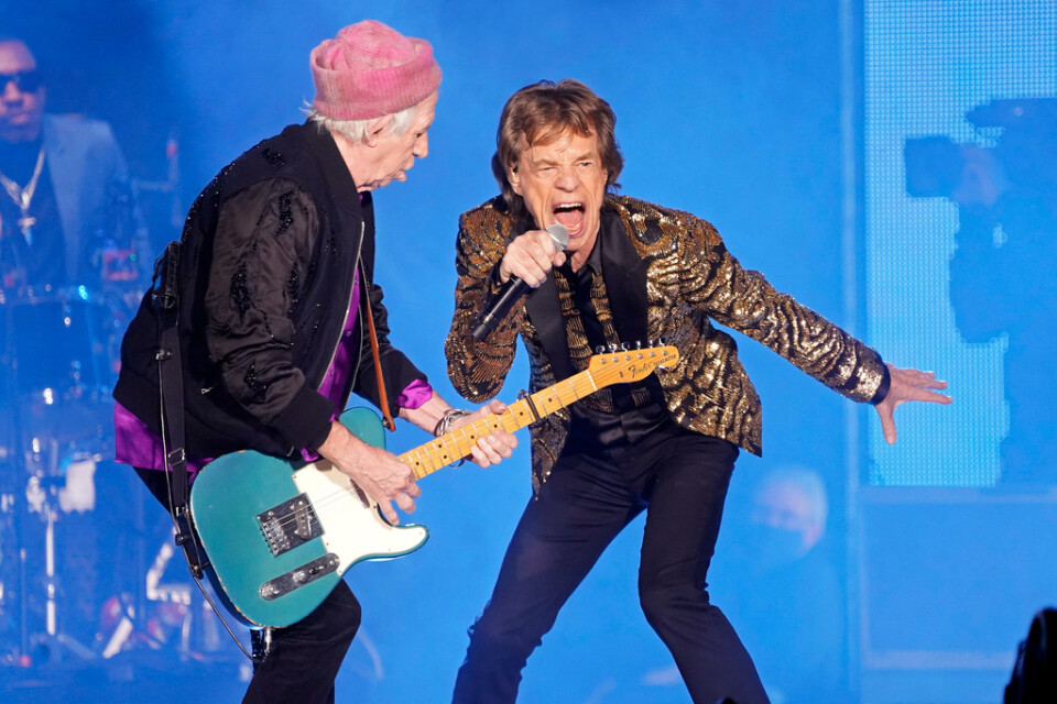 Keith Richards och Mick Jagger planerar en Europaturné i sommar – precis 60 år efter Rolling Stones första spelning. Här i Detroit i höstas. Arkivbild.