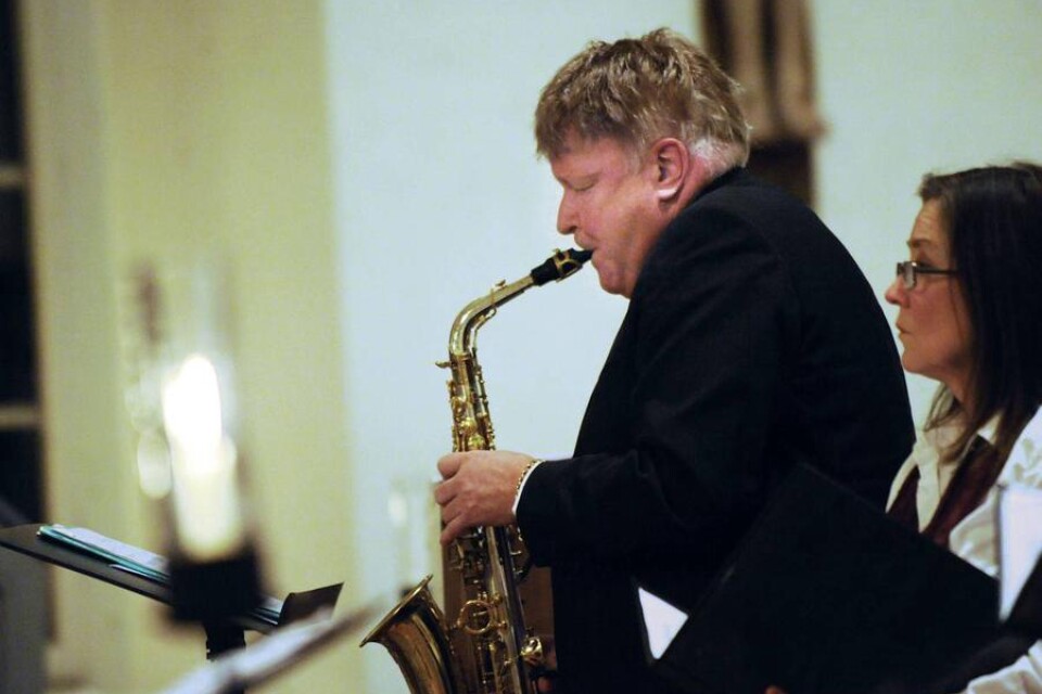 Thorleif Torstenssons saxofonspel var pricken över i:et denna julkonsert.