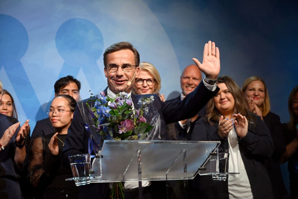 De första valresultaten pekar på att Ulf Kristersson blir Sveriges nästa statsminister.