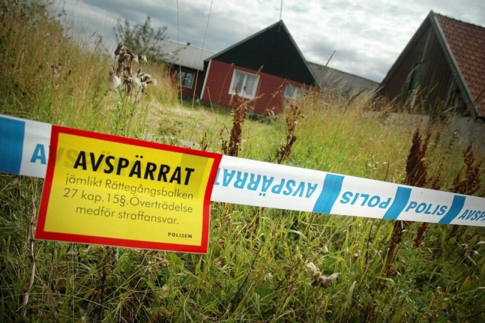 19-åringen hittades död på gården utanför Sjöbo natten till måndag. Foto: Angelika Sliwinski
