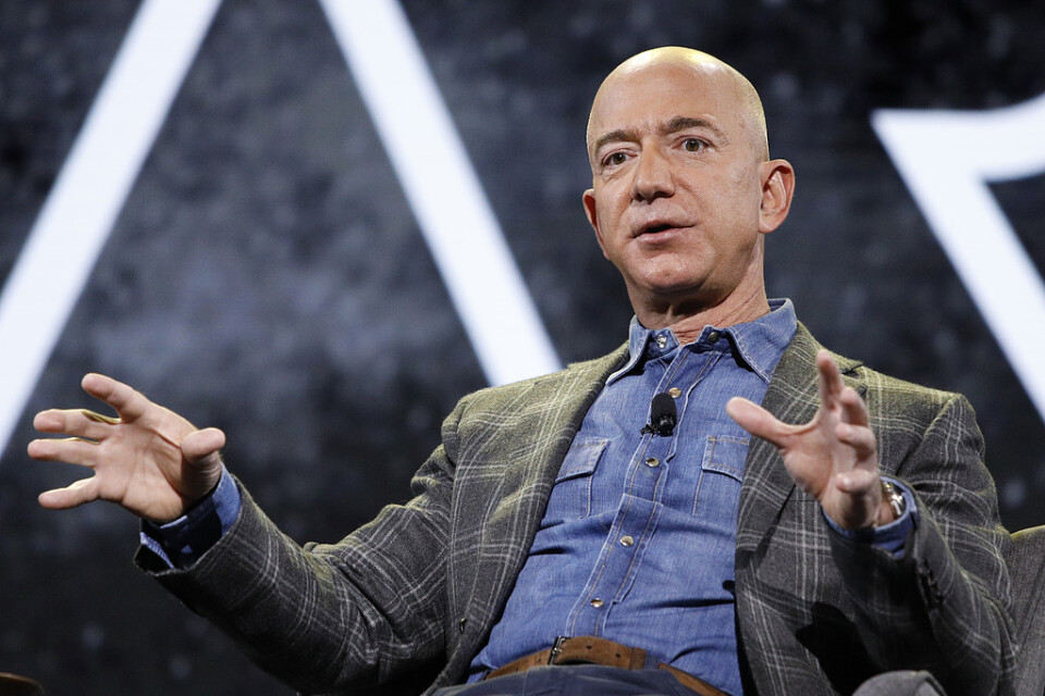 Amazons grundare Jeff Bezos är en av cirka 200 amerikanska företagsledare som skrivit under ett uttalande där företagsledare lovar att ta ett större samhällsansvar. Arkivbild