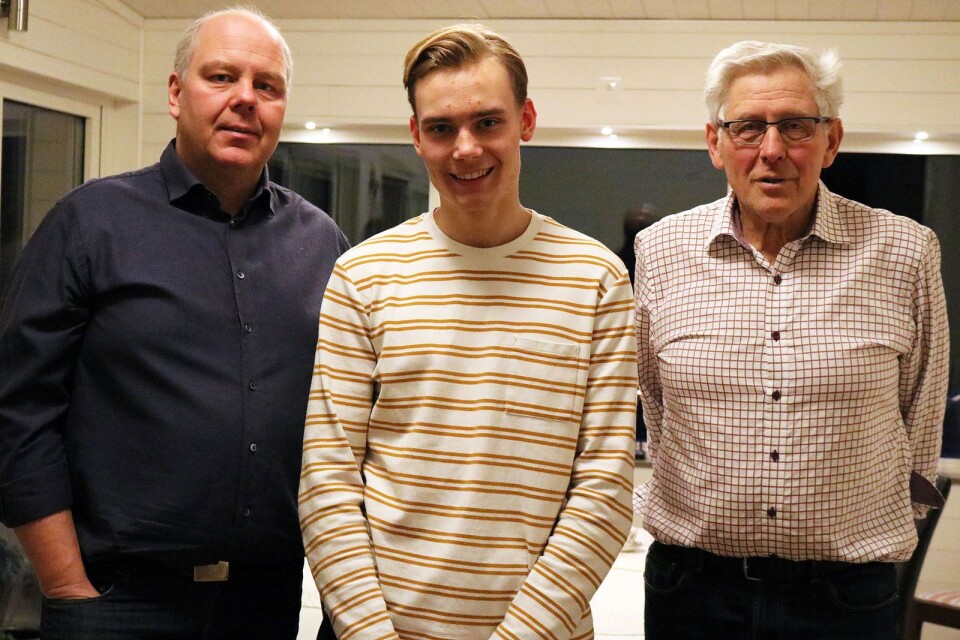 Bobb Johansson, Wiktor Johansson, och Ingmar Johansson, är tre generationer inom VVS-branschen.