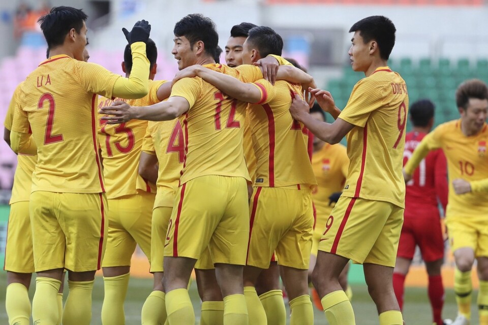 Kina ställer in all fotboll på alla nivåer i landet på obestämd tid. Foto: Kim Do-hun/Yonhap via AP