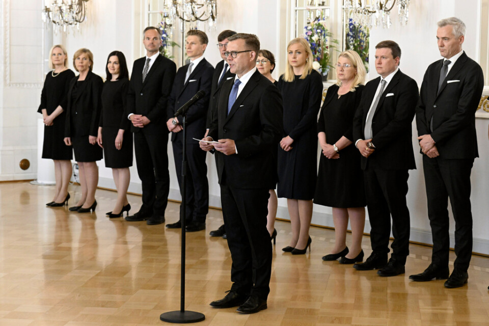 Göran Djupsund, professor emeritus i statsvetenskap vid Åbo Akademi, tror inte att statsministern kommer att spräcka sin egen regering. Regeringen tillträdde den 20 juni. Arkivbild.