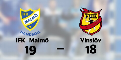 Vinslöv föll i toppmötet mot IFK Malmö