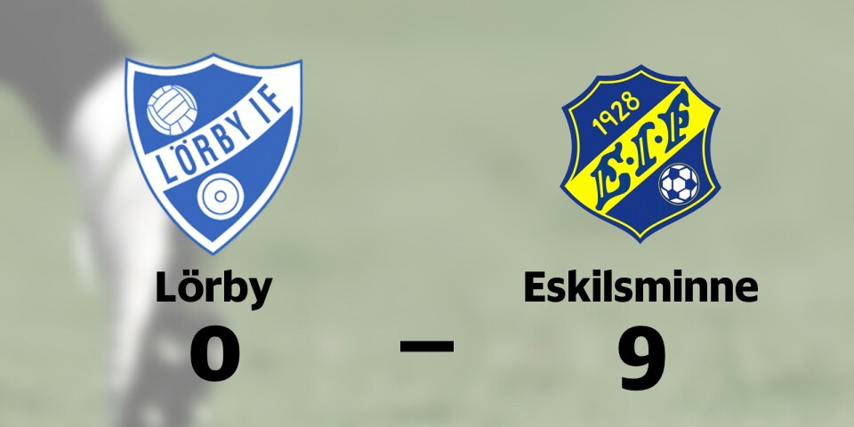 Defensiv genomklappning när Lörby föll mot Eskilsminne