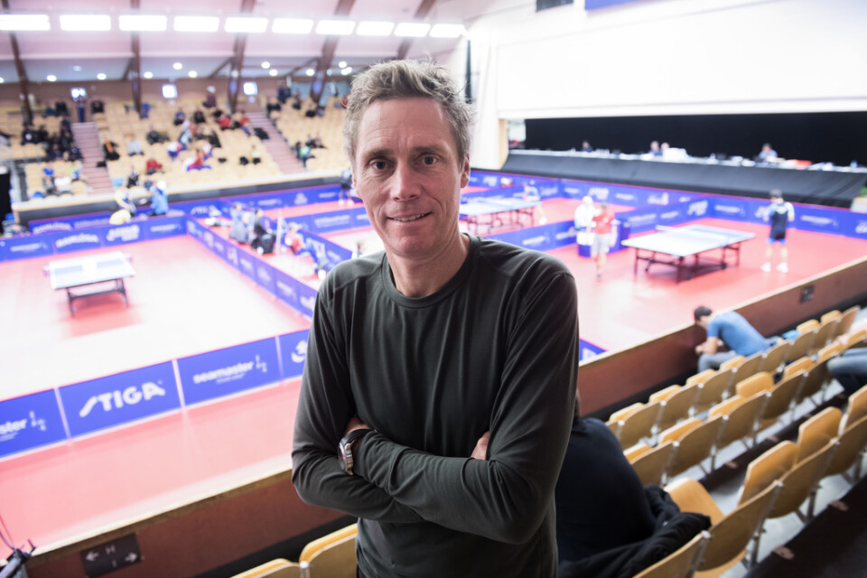 Jörgen Persson i Eriksdalshallen, där han ska coacha landslagsspelarna i Swedish Open i veckan. Arkivbild.