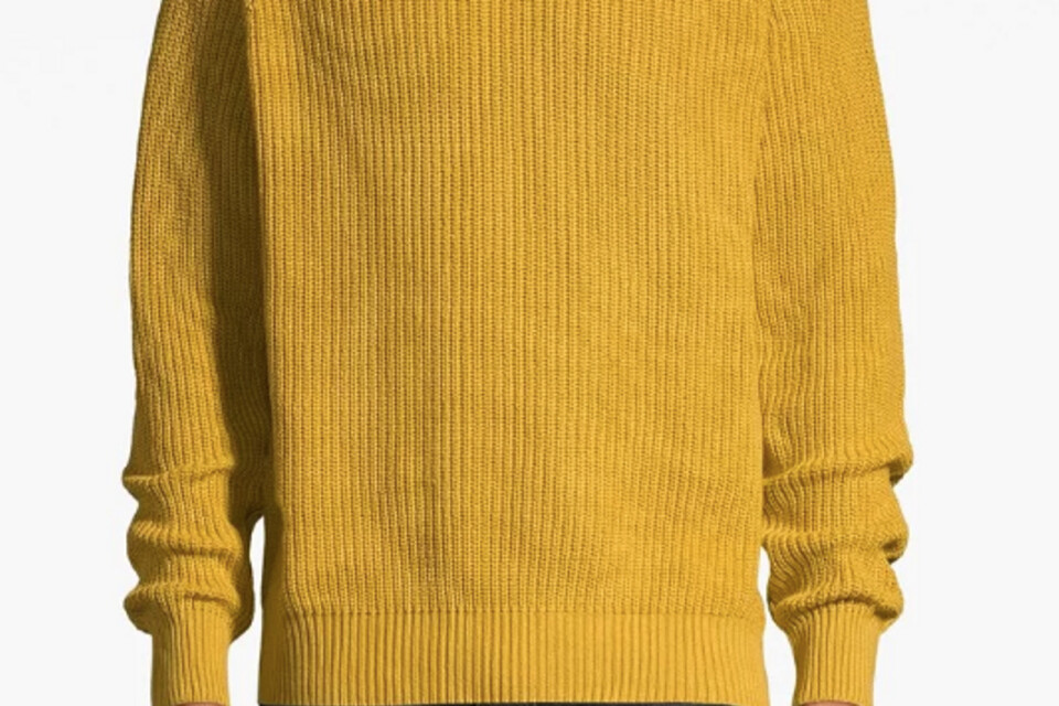 Stickad tröja i ekologiskt bomull, Weekday, Afound, 299 kr.