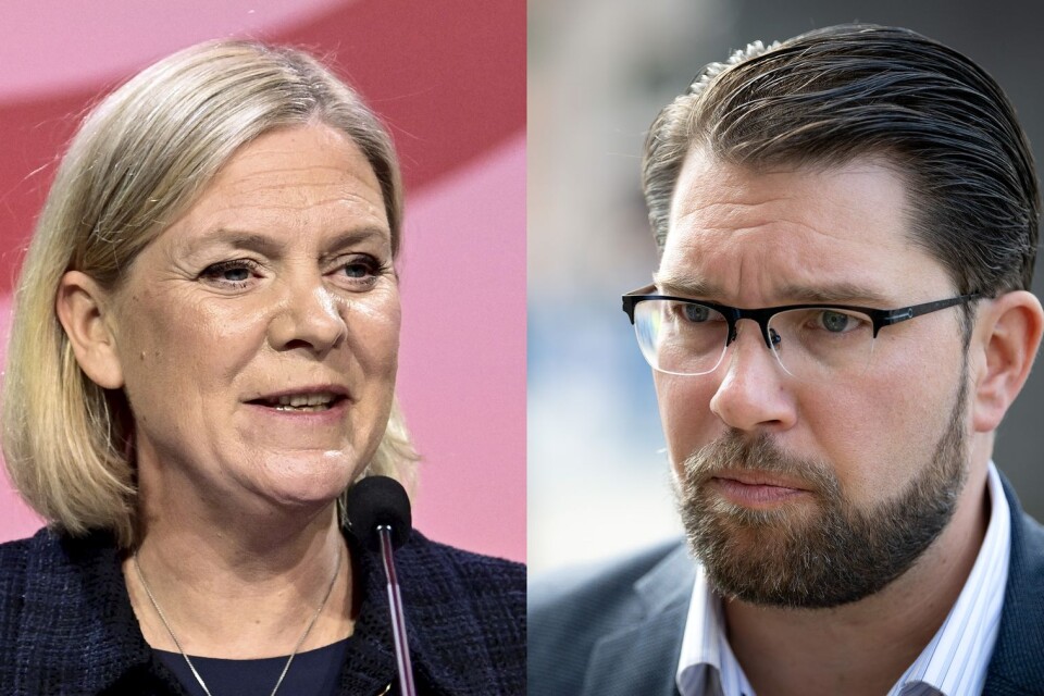 Magdalena Andersson (S) och Jimmie Åkesson (SD) – vem är mest dansk socialdemokrat?