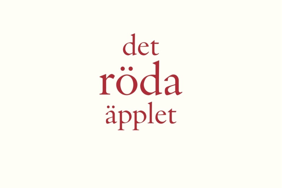Författare: Lennart Sjögren. Det röda äpplet: en dikt