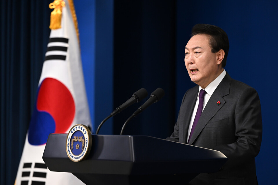 Sydkoreas president Yoon Suk-yeol.