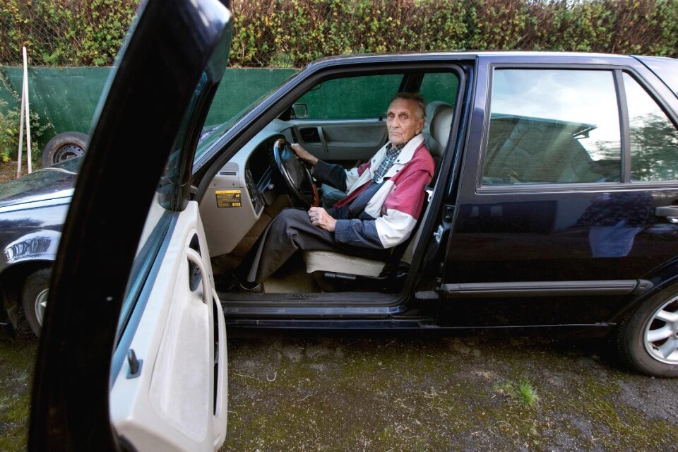 Lars Waltersson vädjar till den som stal hans bil att lämna tillbaka bilnyckeln. Foto: Per Hammenvik
